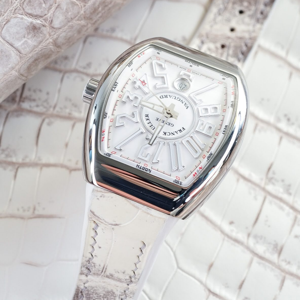 Alligator Leather Strap for Franck Muller Vanguard