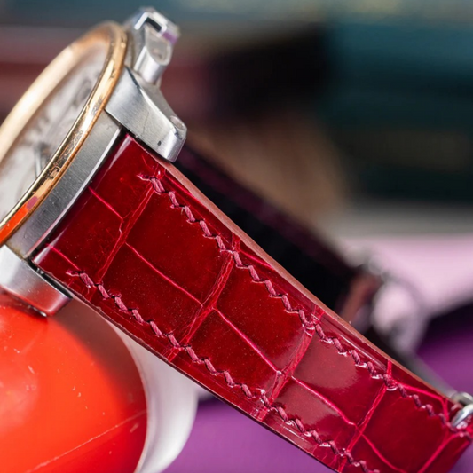 Alligator Leather Strap for Cartier Calibre