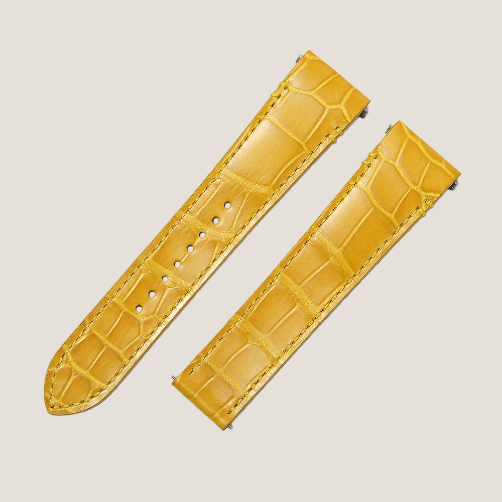 Cartier Santos Alligator Leather Strap – New Clasp Compatible