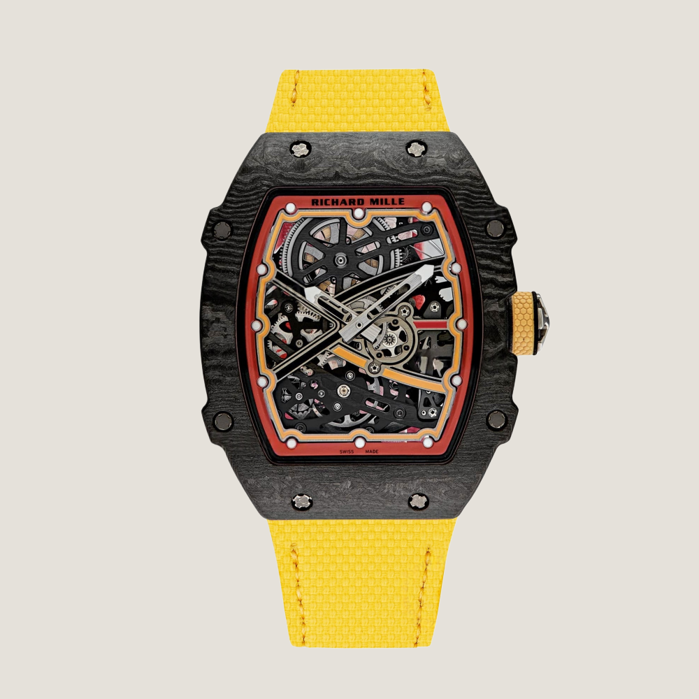 Custom Velcro Watch Strap for Richard Mille - FKM Rubber Sailcloth Pattern