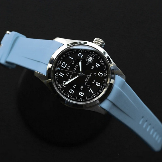 FKM Rubber Strap for Hamilton Khaki Field