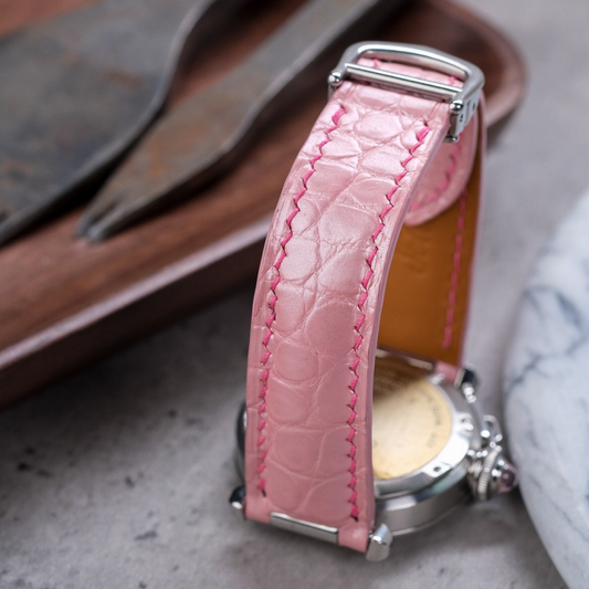 Alligator Leather Strap for Cartier Pasha