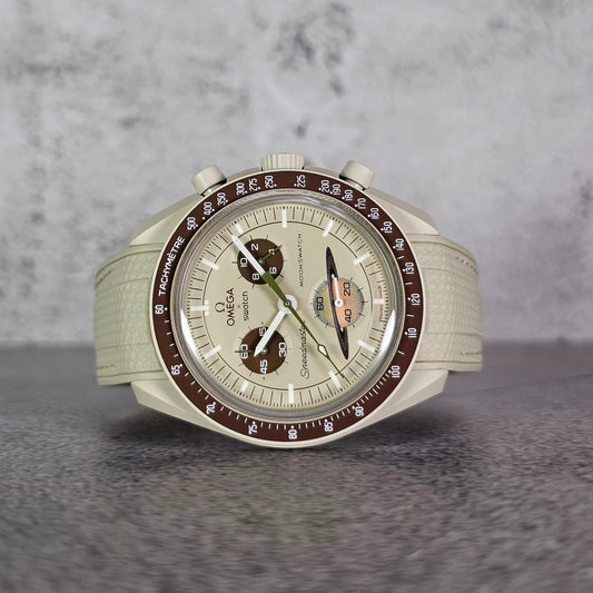 MoonSwatch Mission to Saturn FKM Rubber Strap