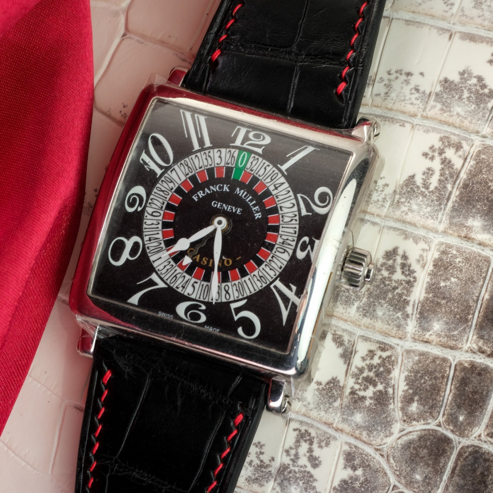 Franck Muller Master Square Alligator Leather Replacement Strap