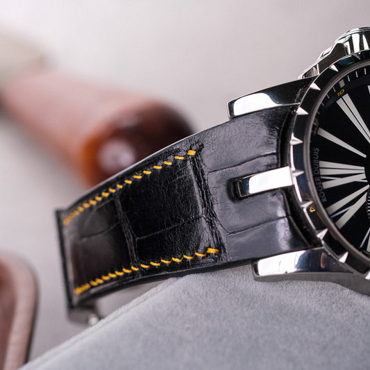 Alligator Leather Strap for Roger Dubuis
