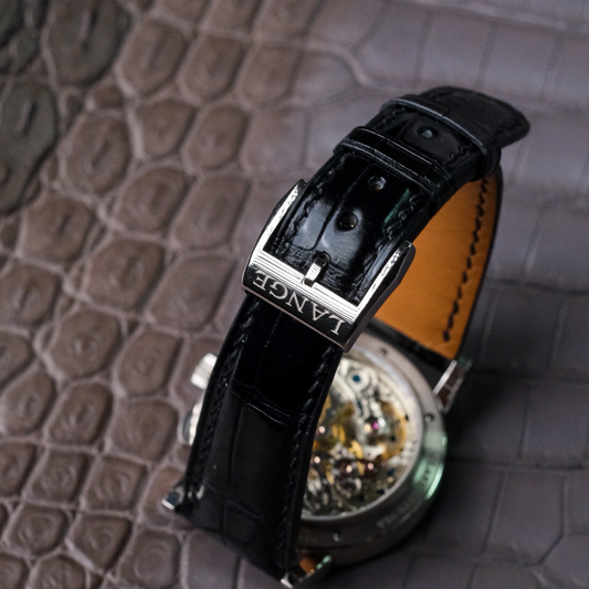 Alligator Leather Strap for A. Lange & Söhne Flyback