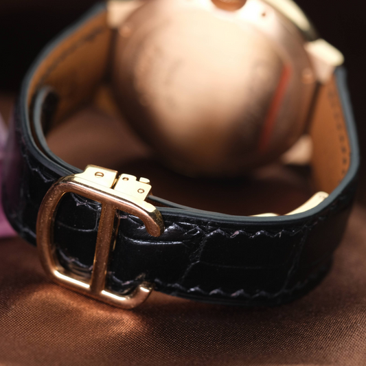 Cartier Ballon Bleu Alligator Leather Strap – Deployant Clasp