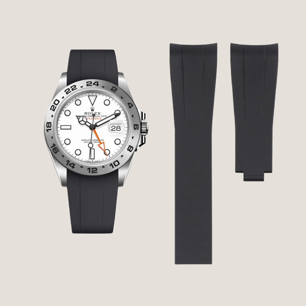 Rolex Explorer II FKM Rubber Strap for Deployant Clasp – Epoch Straps
