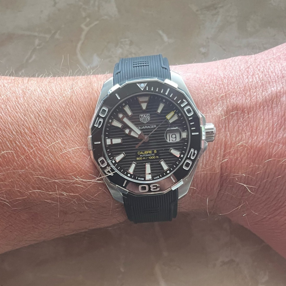 FKM Rubber Strap for Tag Heuer Aquaracer