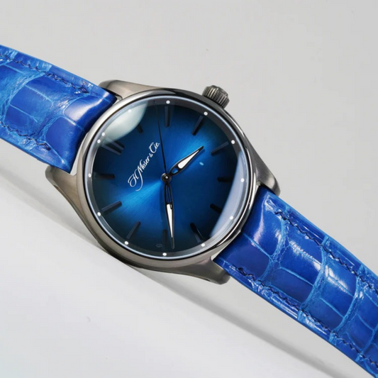 Alligator Leather Strap for H. Moser & Cie