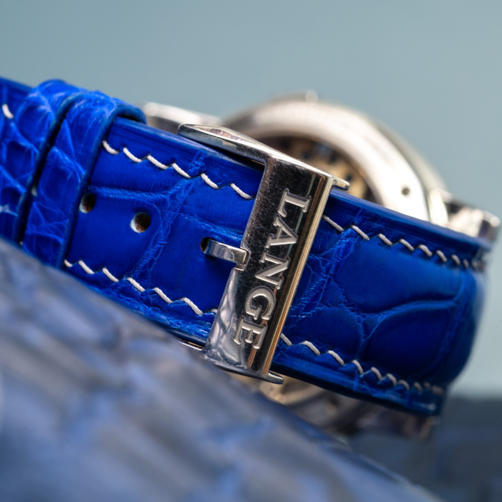 Alligator Leather Strap for A. Lange & Söhne Flyback