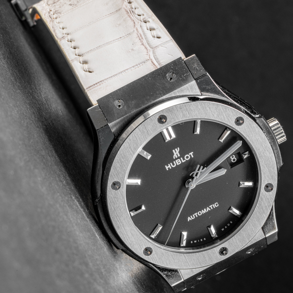 Alligator Leather Strap for Hublot Classic Fusion