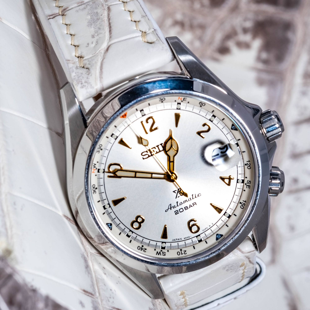 Alligator Leather Strap for Seiko