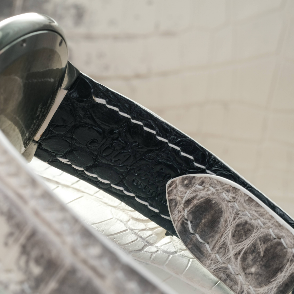 Cartier Ballon Bleu Alligator Leather Strap – Deployant Clasp