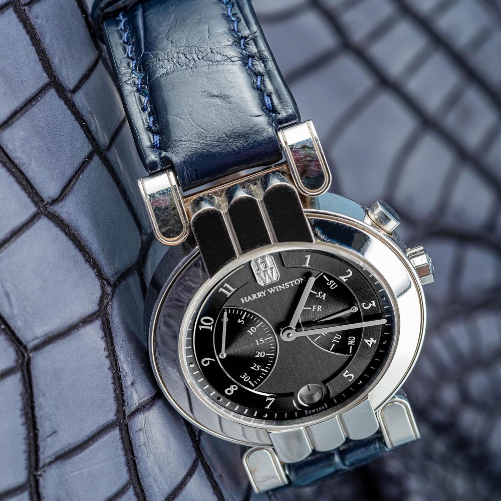 Alligator Leather Strap for Harry Winston