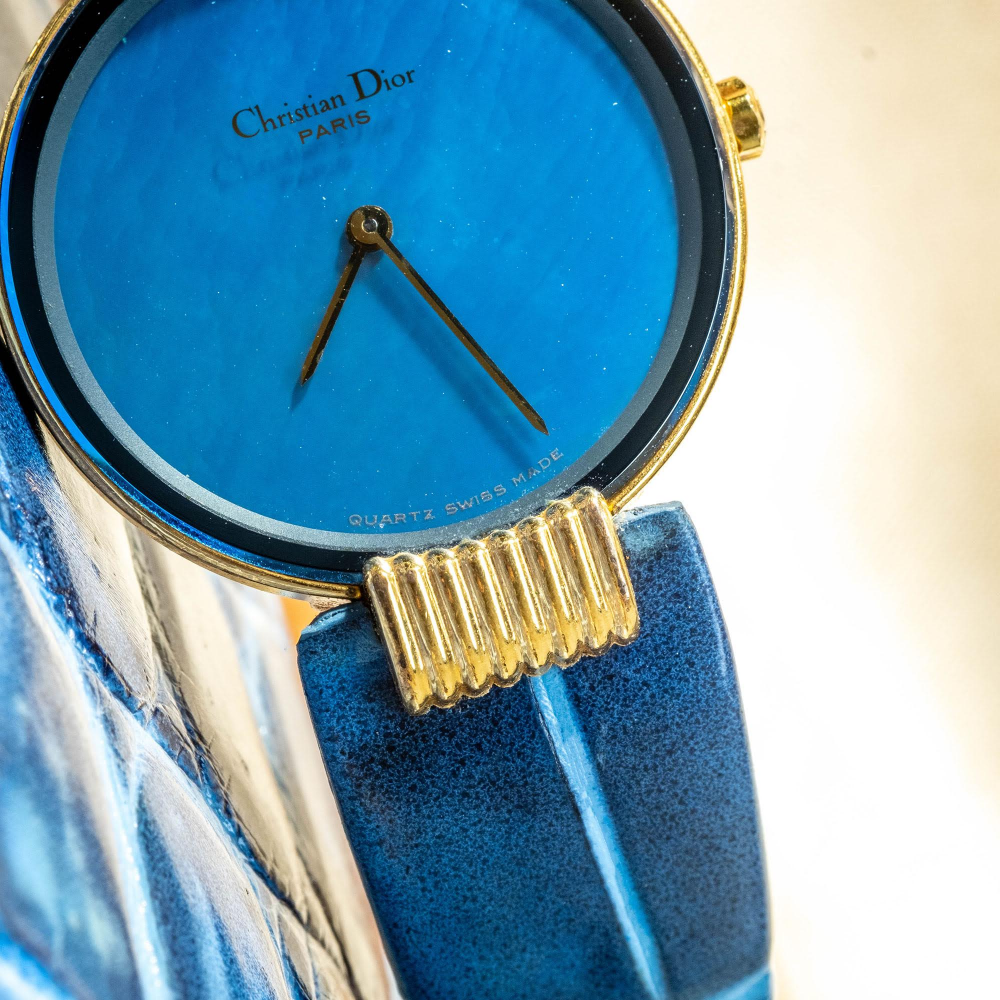 Alligator Leather Strap for Christian Dior
