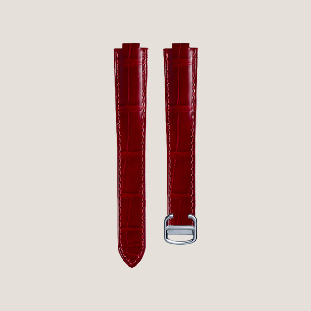 Cartier Ballon Bleu Alligator Leather Strap – Deployant Clasp