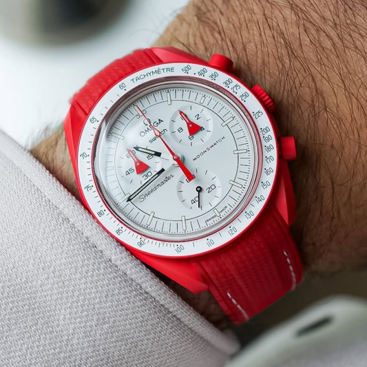 MoonSwatch Mission to Mars FKM Rubber Strap