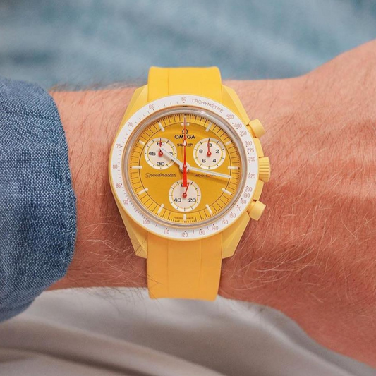 MoonSwatch Mission to the Sun FKM Rubber Strap