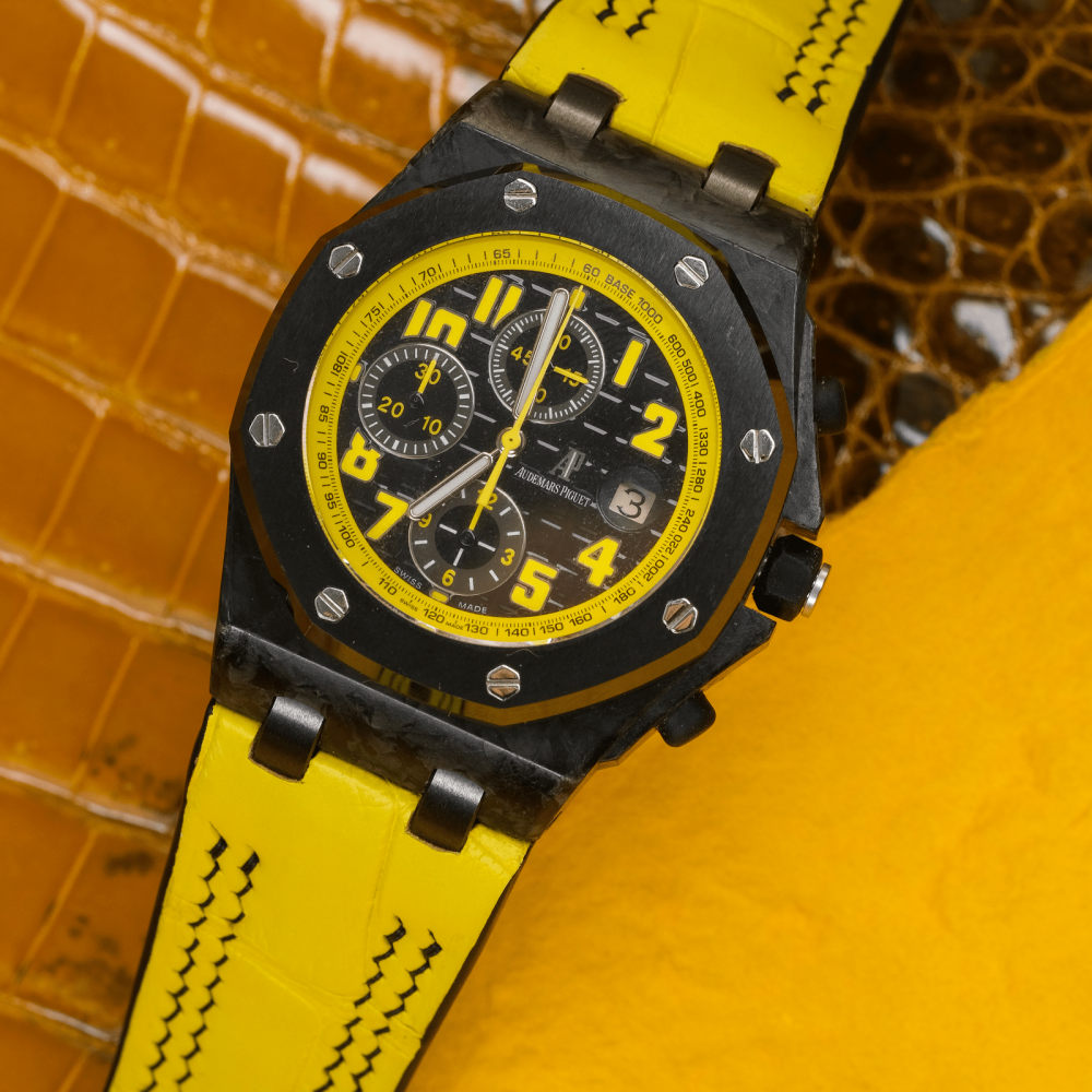 Alligator Leather Strap for AP Royal Oak Offshore 42mm