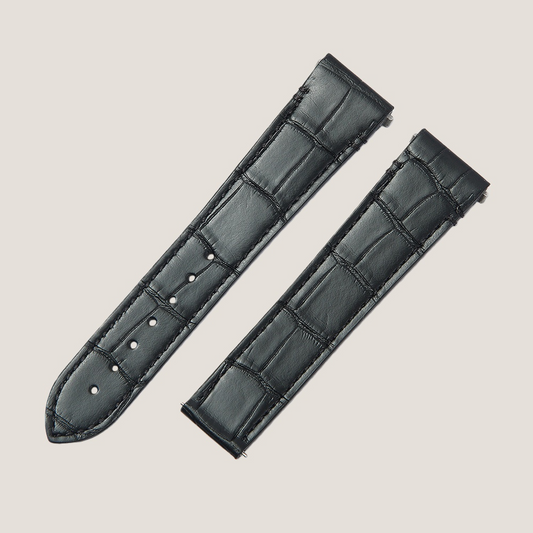 Cartier Santos Alligator Leather Strap – New Clasp Compatible