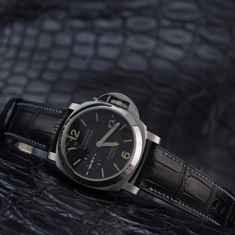 Alligator Leather Strap for Panerai Luminor Due