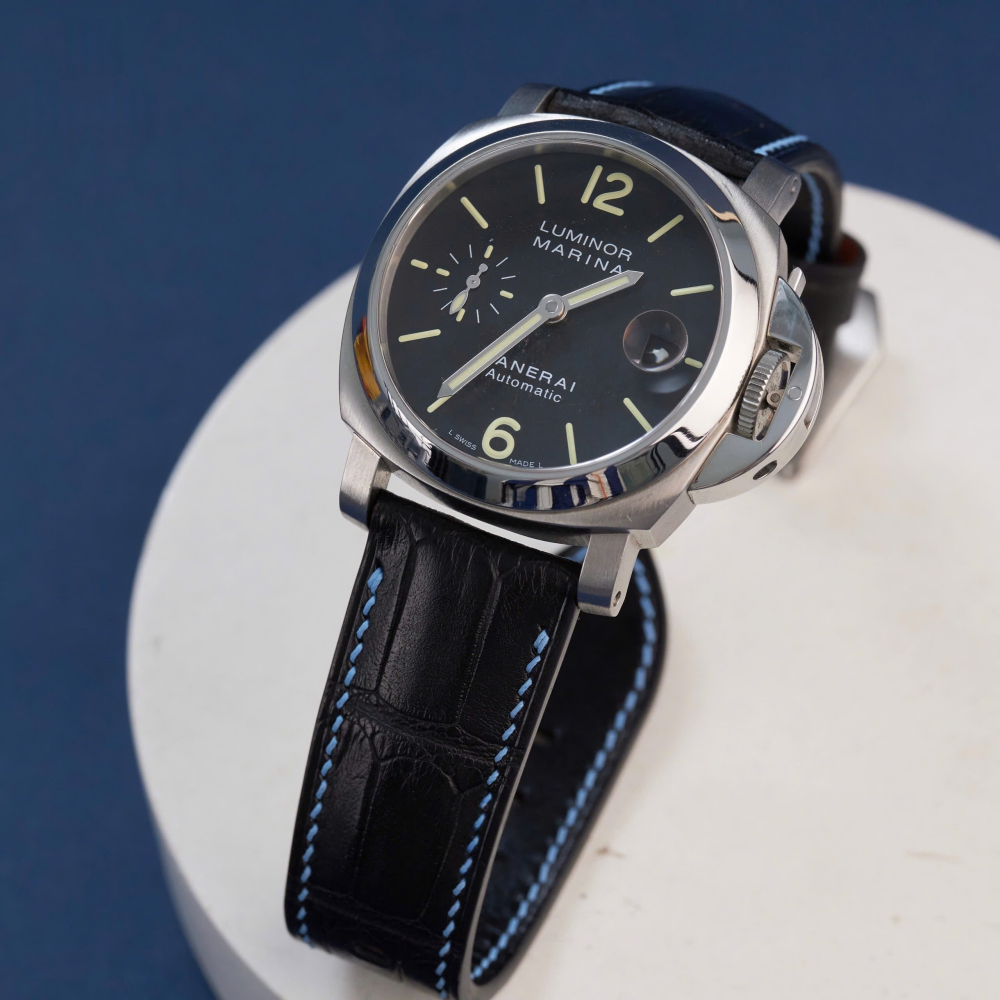 Alligator Leather Strap for Panerai Luminor Due