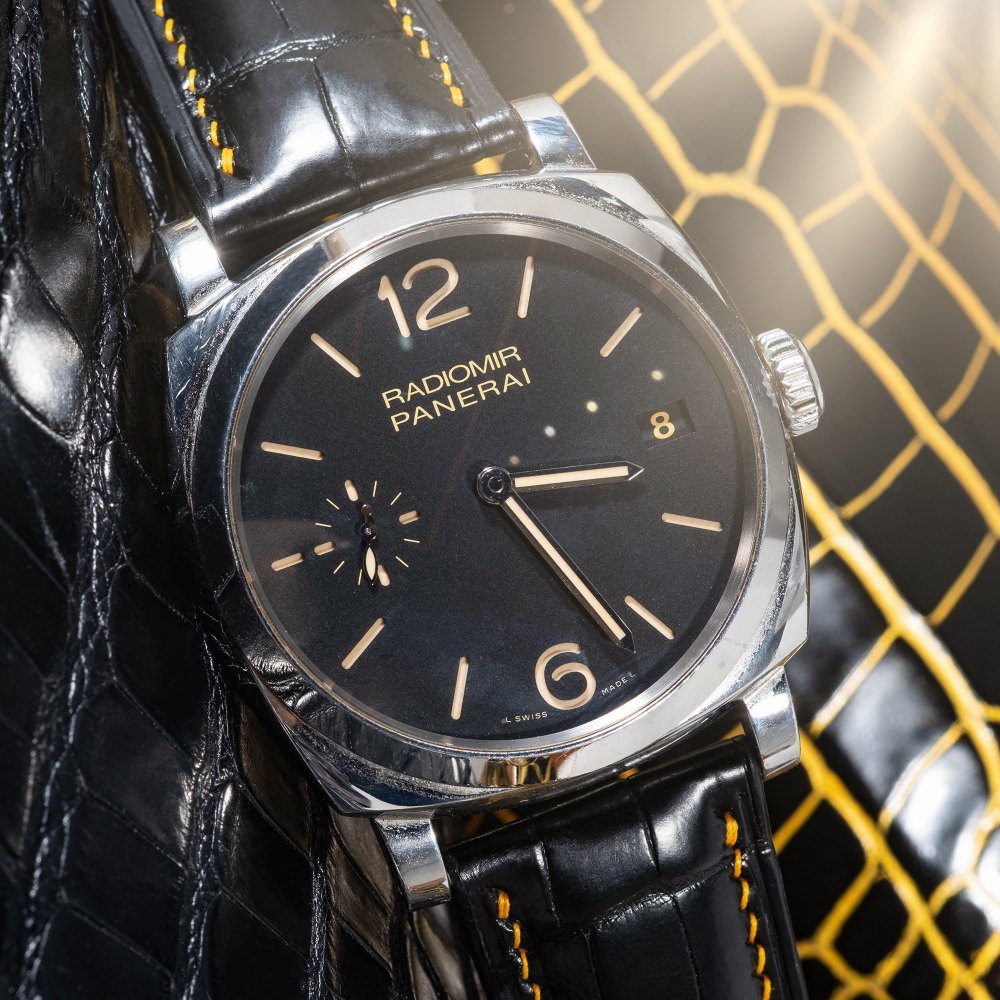 Alligator Leather Strap for Panerai Radiomir