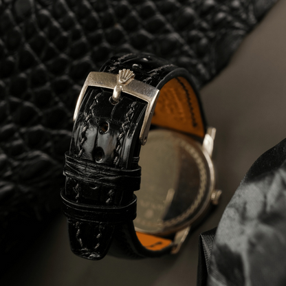 Alligator Leather Strap for Rolex Cellini