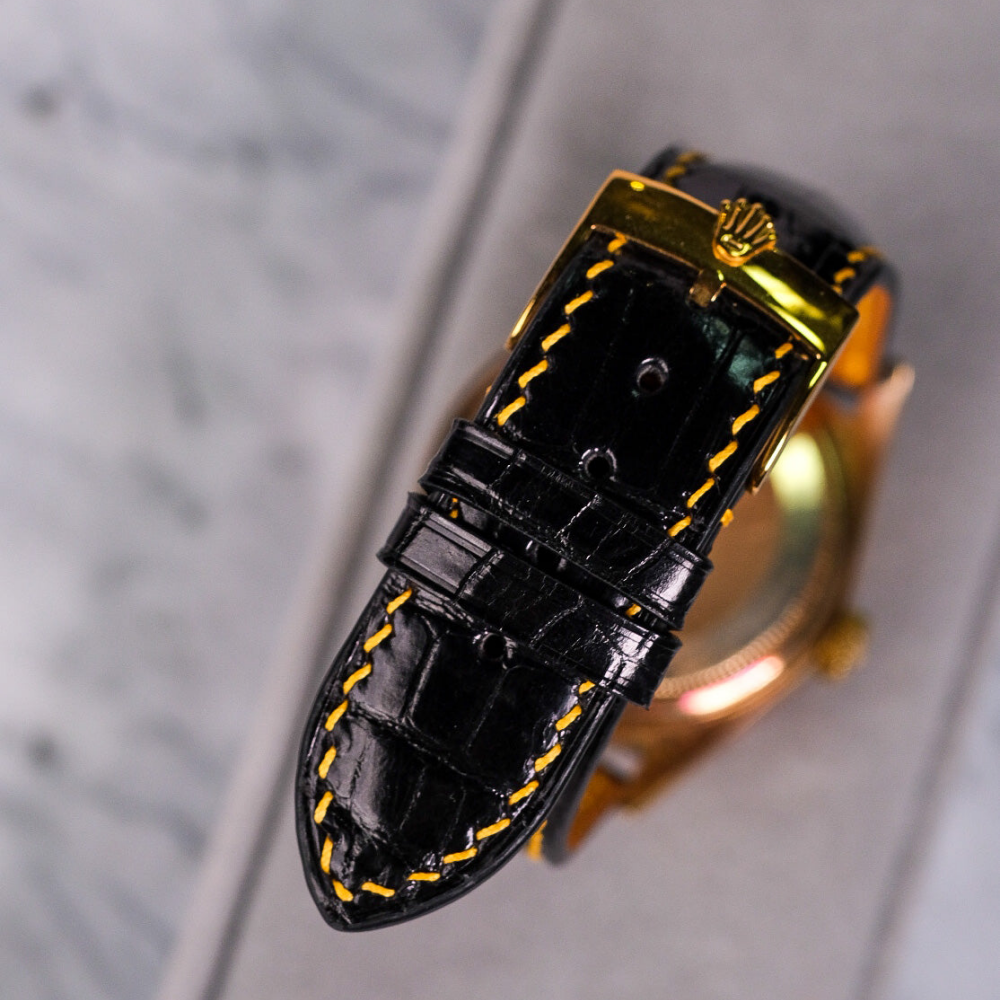 Alligator Leather Strap for Rolex Datejust