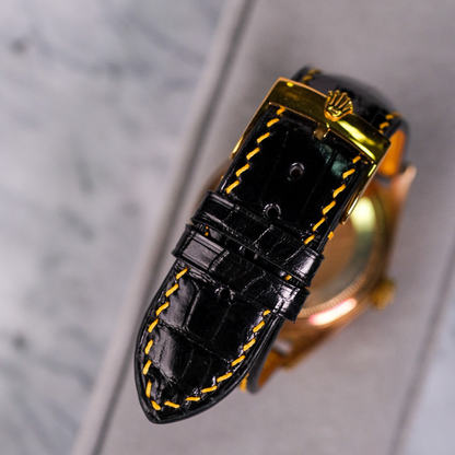 Alligator Leather Strap for Rolex Datejust