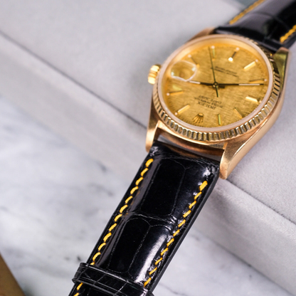 Alligator Leather Strap for Rolex Datejust