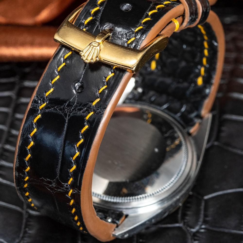 Alligator Leather Strap for Rolex Datejust