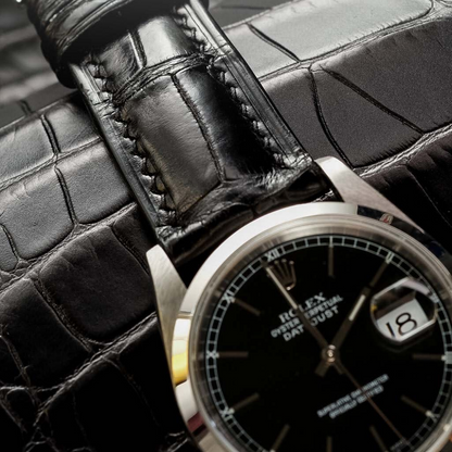 Alligator Leather Strap for Rolex Datejust