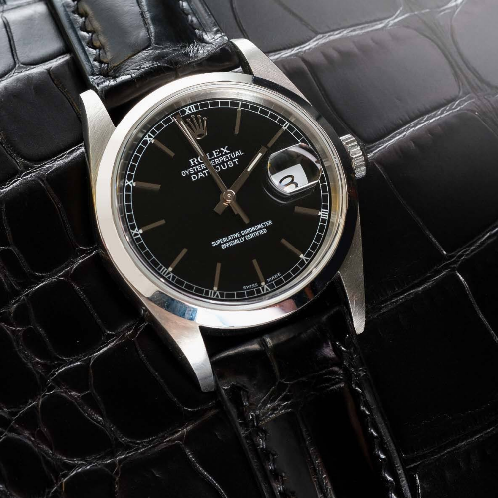 Alligator Leather Strap for Rolex Datejust