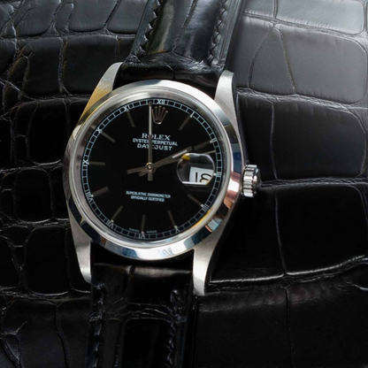 Alligator Leather Strap for Rolex Datejust