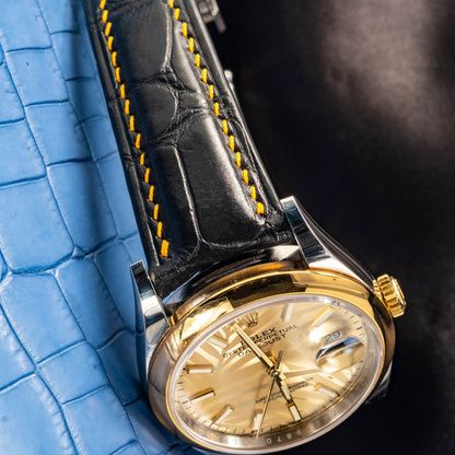 Alligator Leather Strap for Rolex Datejust