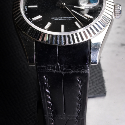 Alligator Leather Strap for Rolex Datejust