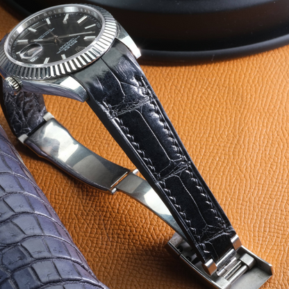 Alligator Leather Strap for Rolex Datejust