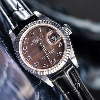 Alligator Leather Strap for Rolex Datejust