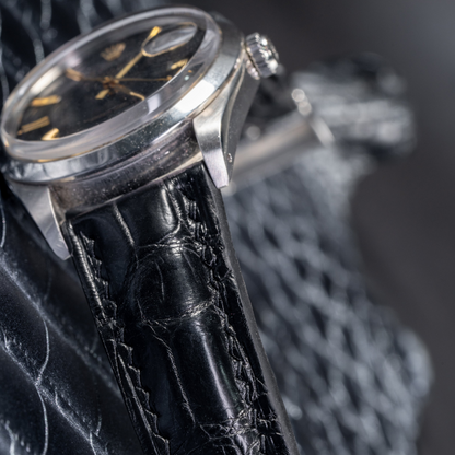 Alligator Leather Strap for Rolex Oyster Perpetual