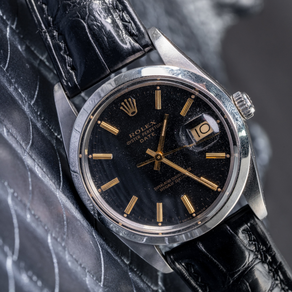 Alligator Leather Strap for Rolex Oyster Perpetual