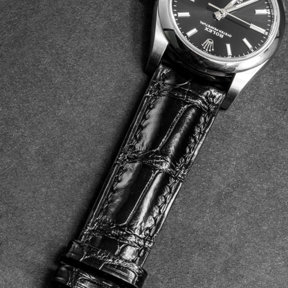 Alligator Leather Strap for Rolex Oyster Perpetual