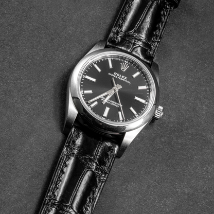 Alligator Leather Strap for Rolex Oyster Perpetual