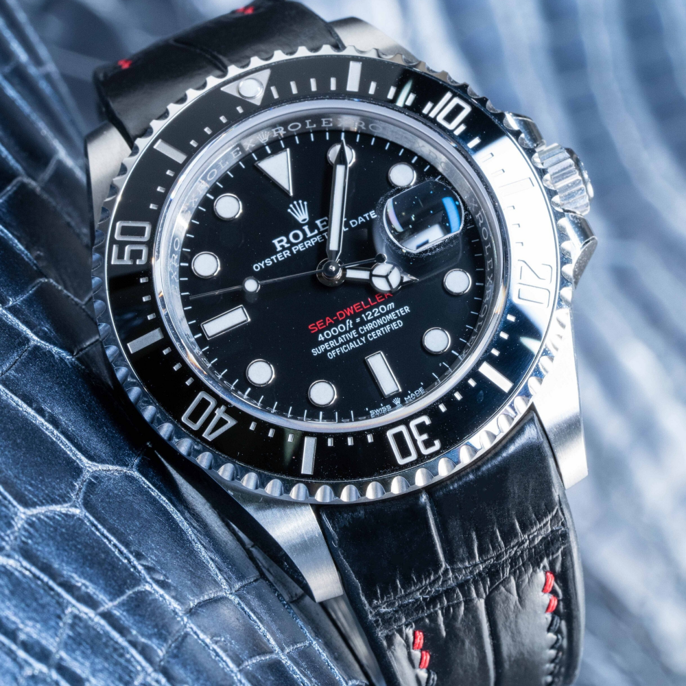 Alligator Leather Strap for Rolex Sea-Dweller