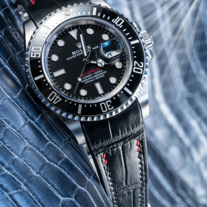 Alligator Leather Strap for Rolex Sea-Dweller