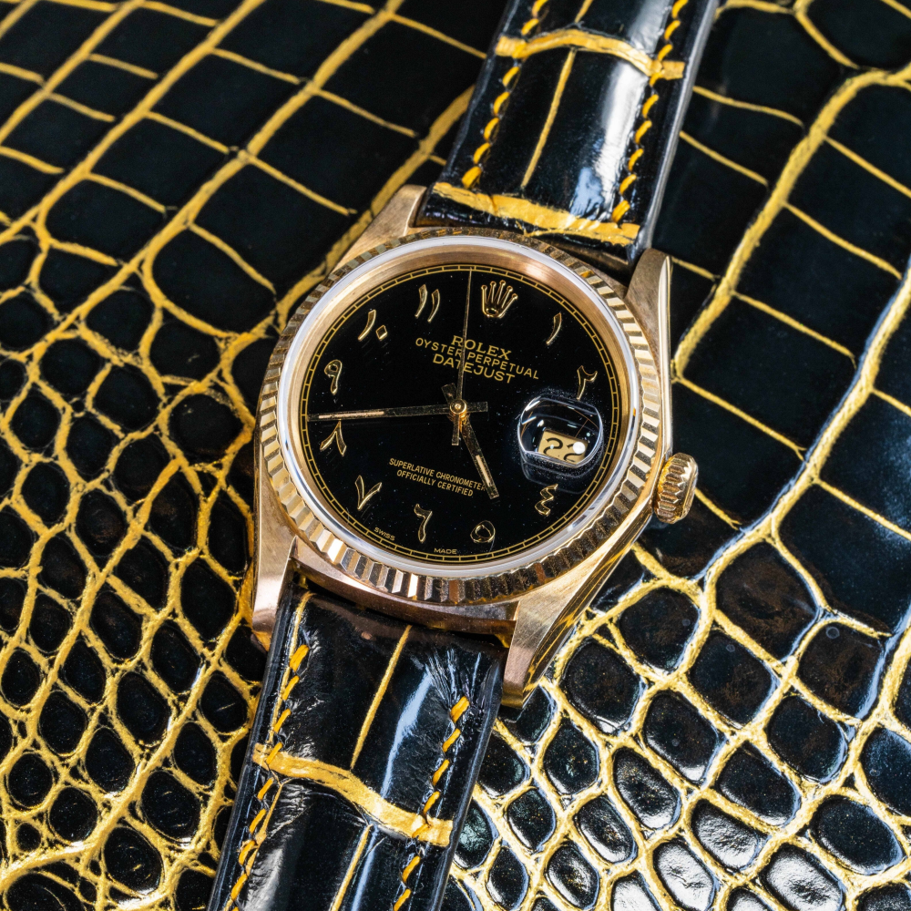 Alligator Leather Strap for Rolex Datejust