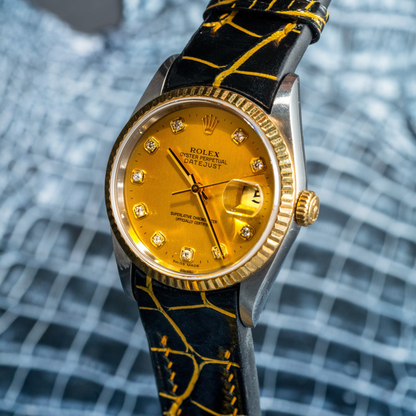 Alligator Leather Strap for Rolex Datejust