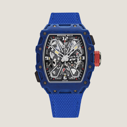 Custom Velcro Watch Strap for Richard Mille - FKM Rubber Sailcloth Pattern