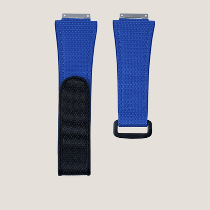 Custom Velcro Watch Strap for Richard Mille - FKM Rubber Sailcloth Pattern